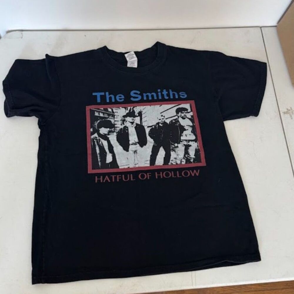 Black The Smiths Hateful Hollow Uk Tour 84 T shirt - 2014 reprint Medium (M)